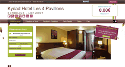 Desktop Screenshot of hotel-lormont.com